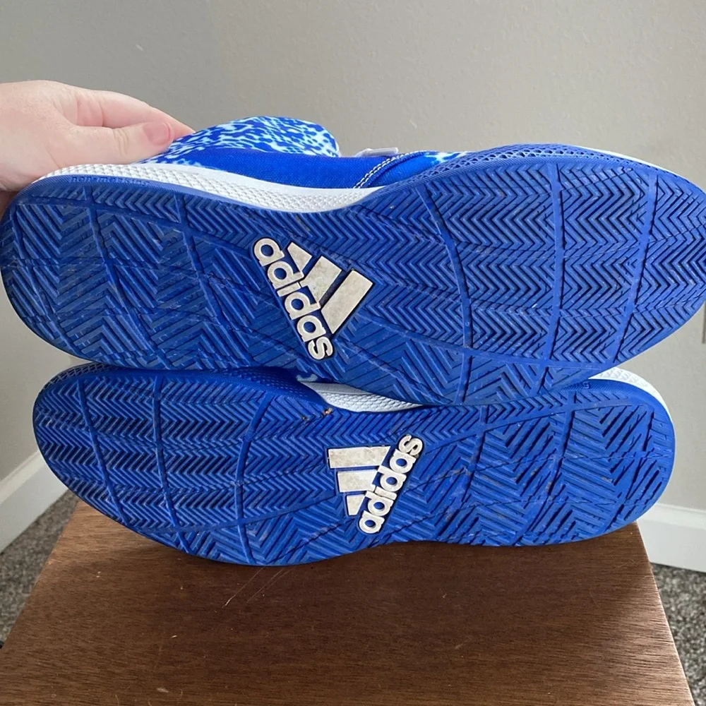 Adidas Light Em Up 2 Blue Basketball Bounce Shoes Sneakers, Men’s 13.5